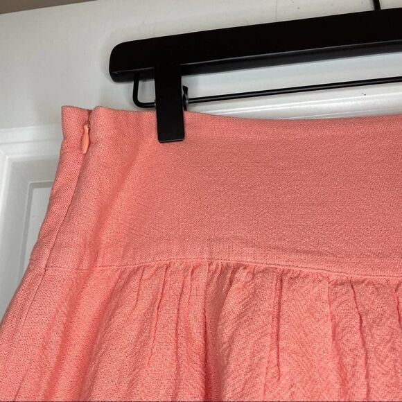De Collection Peach Embroidered Skirt L - Picture 6 of 12
